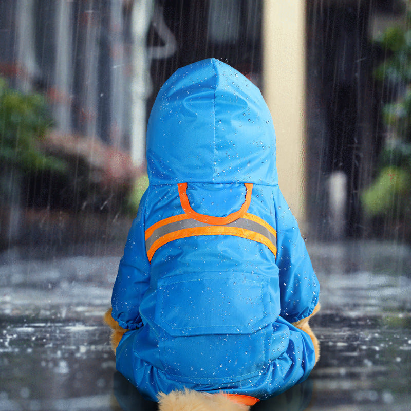 waterproof reflective raincoat for dogs and cats