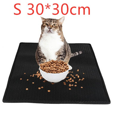 Honeycomb Cat Litter mat Waterproof double layer anti urine pad