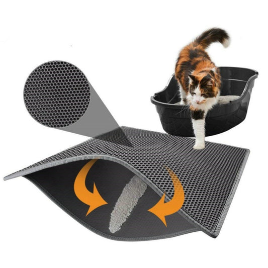 Honeycomb Cat Litter mat Waterproof double layer anti urine pad