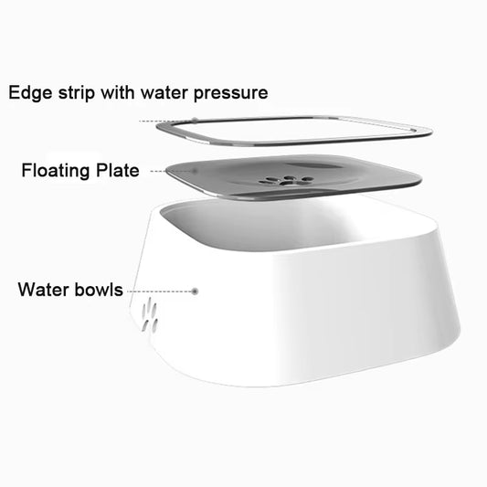 Innovative No-Spill Dog & Cat Water Bowl – Floating Design for Clean Drinking & Comfortable Hydration