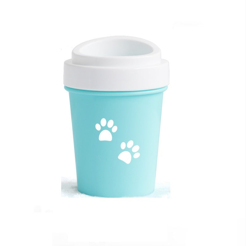 pet dog paw cleaner cop silicone portable foot washer for dogs cats