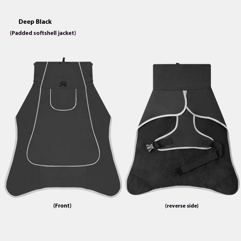 waterproof dog jacket Rainproof Trench coat for large dogs