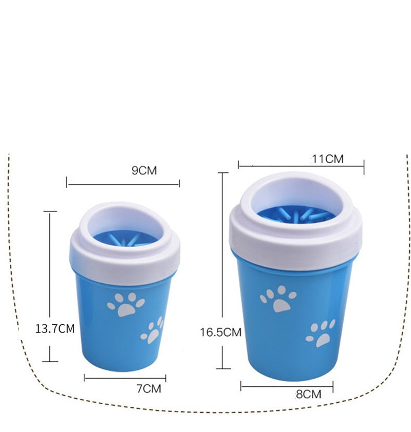 pet dog paw cleaner cop silicone portable foot washer for dogs cats