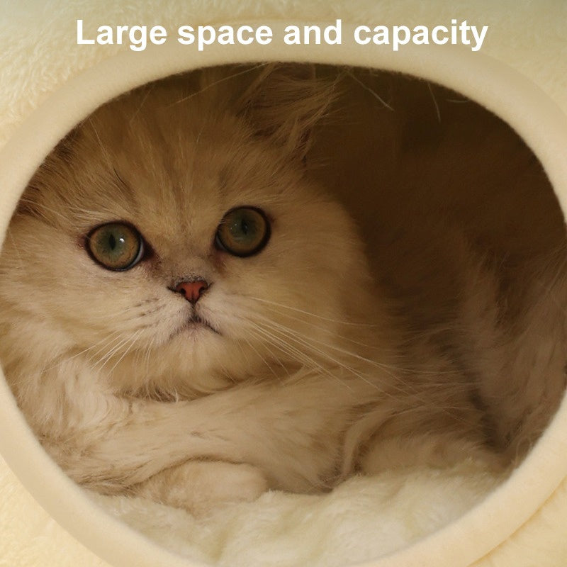 New Pet Nest Winter Warm Dog Den Cat Villa Plush Pets