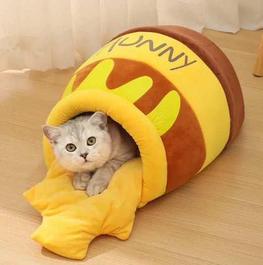 New Pet Nest Winter Warm Dog Den Cat Villa Plush Pets