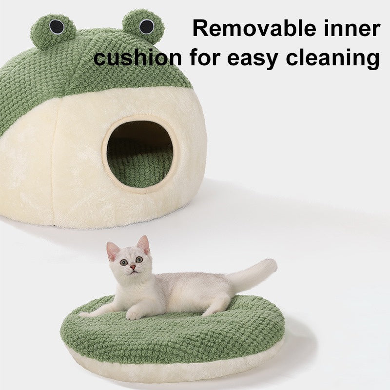 New Pet Nest Winter Warm Dog Den Cat Villa Plush Pets