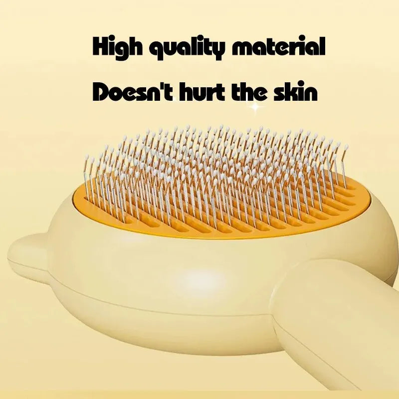 Pet Comb One-Key Hair Removal Cleaning Brush Magic