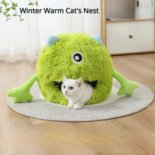 New Pet Nest Winter Warm Dog Den Cat Villa Plush Pets