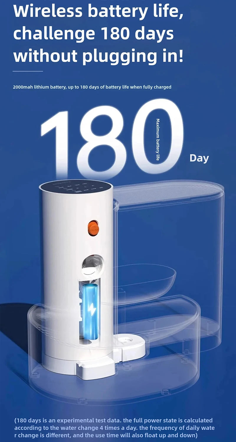 Dispenser Cat Water Fountain Moving Water Unplugged
