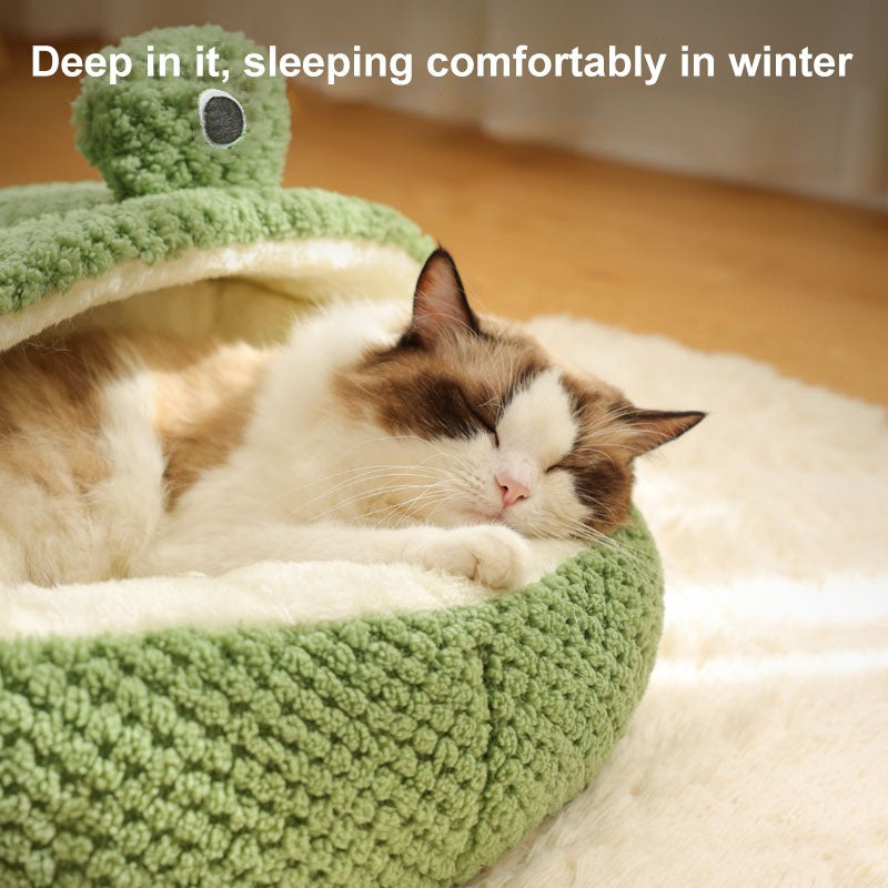New Pet Nest Winter Warm Dog Den Cat Villa Plush Pets