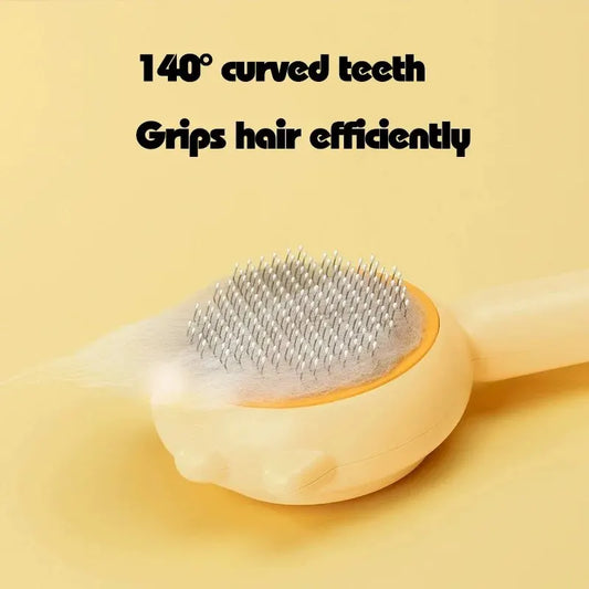 Pet Comb One-Key Hair Removal Cleaning Brush Magic