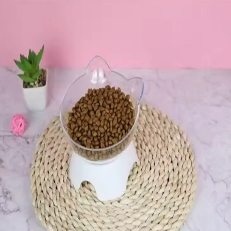 Single Double Cat Bowl Non Slip Bevel Neck Guard