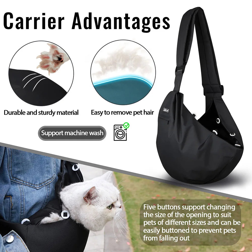 Petskd Pet Dog Sling Carrier Bag Outdoor Portable Shoulder