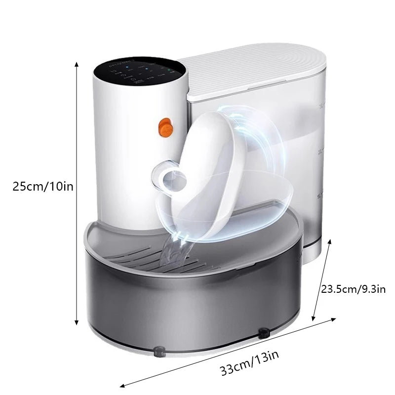 Dispenser Cat Water Fountain Moving Water Unplugged