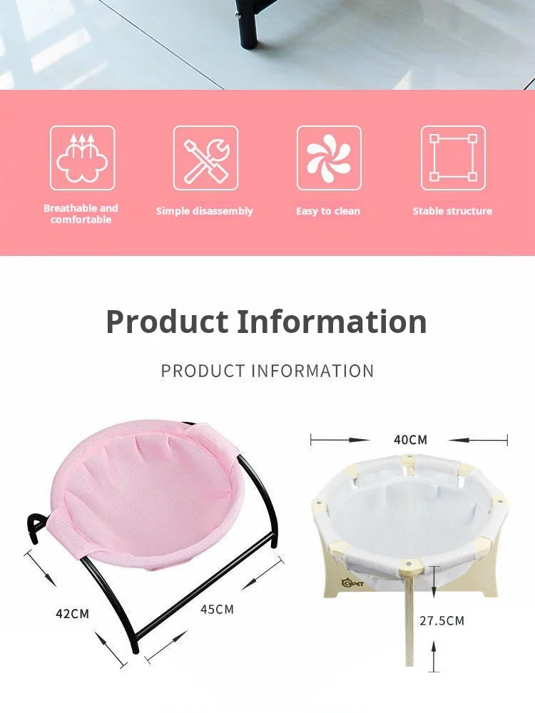 Cat Bed Pet Hammock Bed Cat Sleeping Bed Breathable