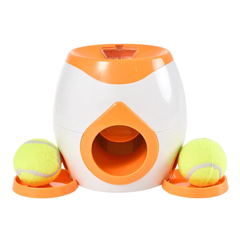Dog Ball Launcher – Feeder & Throwing Toy 2-in-1
