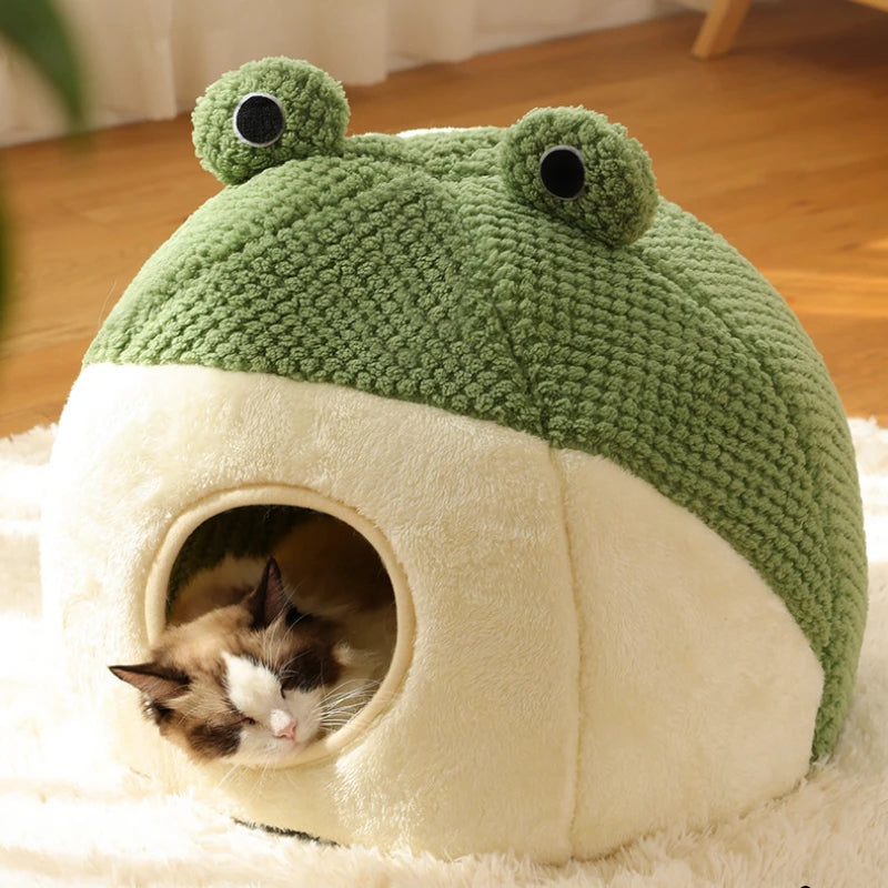 New Pet Nest Winter Warm Dog Den Cat Villa Plush Pets