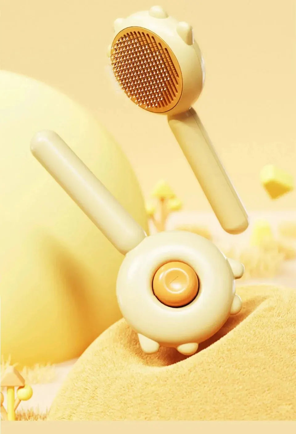 Pet Comb One-Key Hair Removal Cleaning Brush Magic