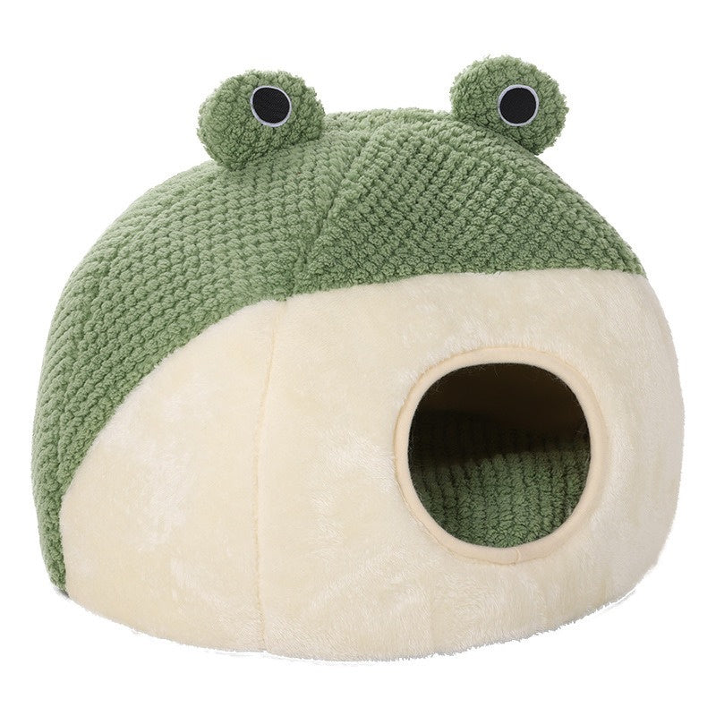 New Pet Nest Winter Warm Dog Den Cat Villa Plush Pets