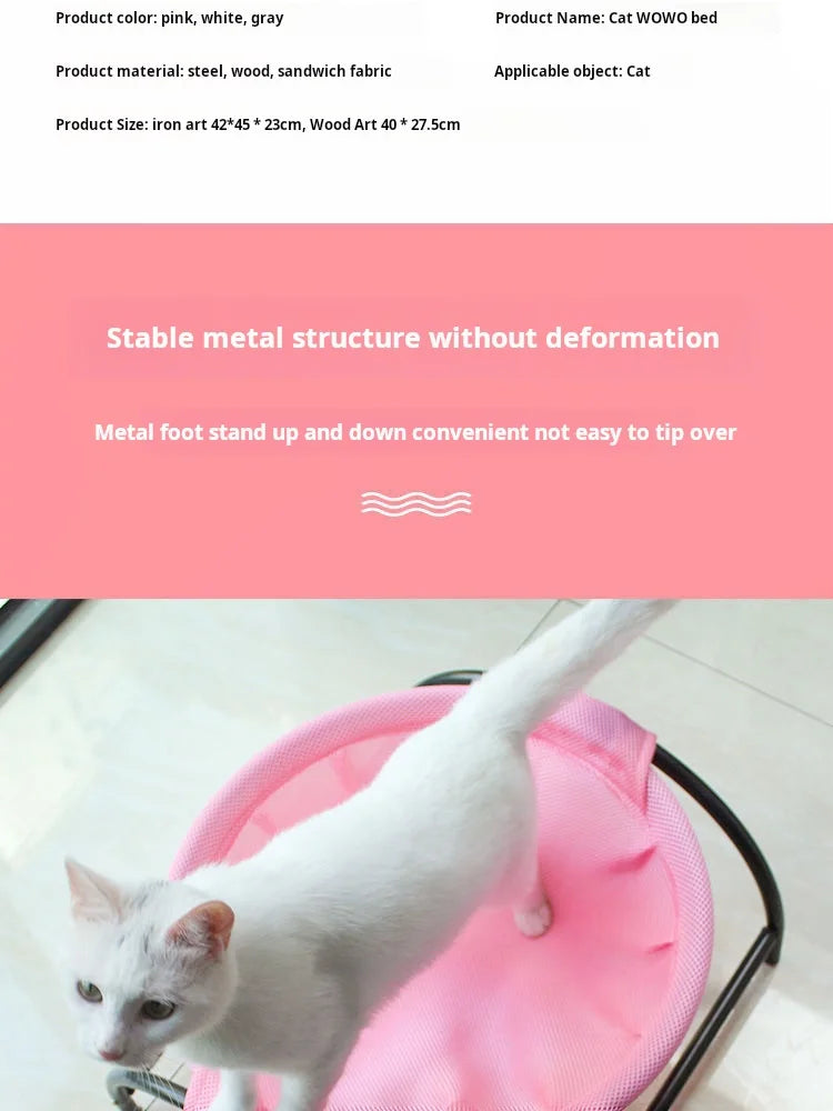 Cat Bed Pet Hammock Bed Cat Sleeping Bed Breathable