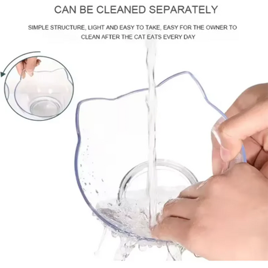 Single Double Cat Bowl Non Slip Bevel Neck Guard