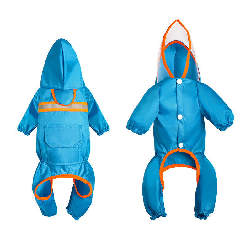 waterproof reflective raincoat for dogs and cats