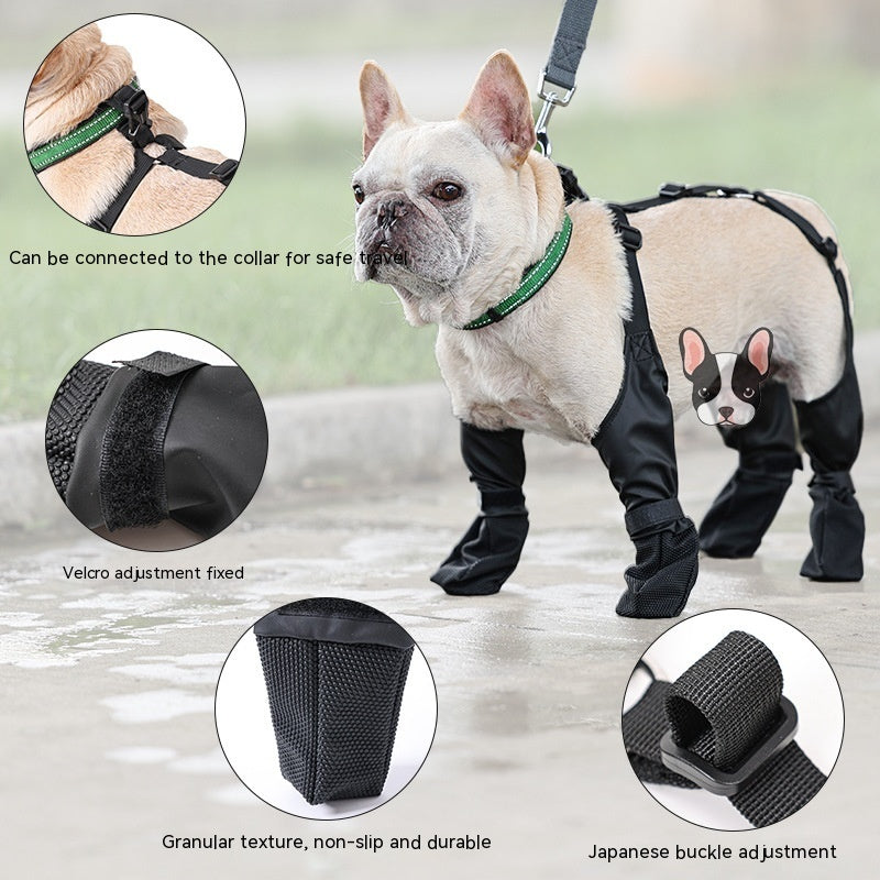 anti slip Waterproof dog boots comfortable outdoor paw protector