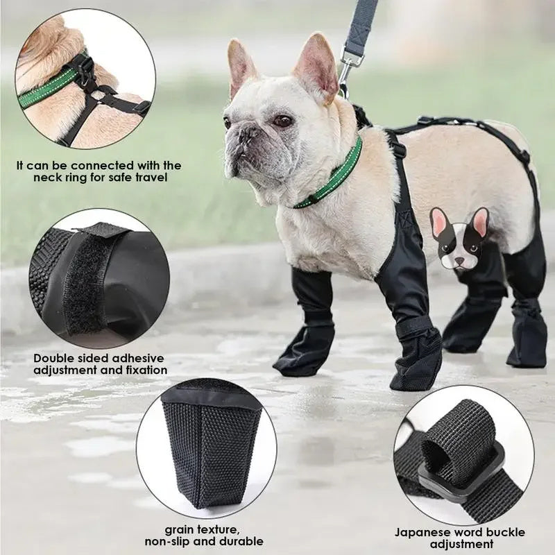 anti slip Waterproof dog boots comfortable outdoor paw protector