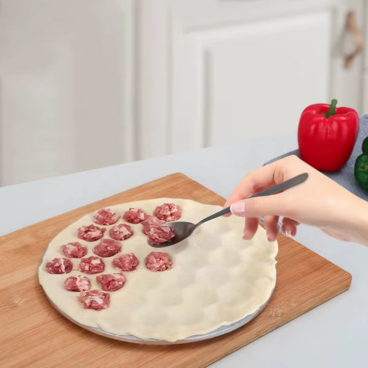 Aluminum Ravioli Maker with 37 Holes - Handmade Pasta and Dumpling Mold for Home Kitchen Use