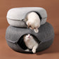 4 seasons cat nest wool felt tunnel bed for cats