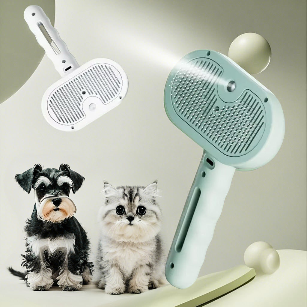 pet hair remover comb spray for cats and dogs