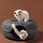 4 seasons cat nest wool felt tunnel bed for cats