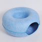 4 seasons cat nest wool felt tunnel bed for cats