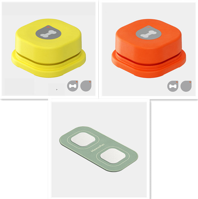 pet talking buttons recordable voice communication toy [4 colors]