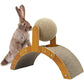 Rabbit Scratch Toy for Cats Kittens Indoor Playing Protect Furniture Natural Sisal Cat Scratcher Pet Training Accessory