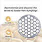 Aluminum Ravioli Maker with 37 Holes - Handmade Pasta and Dumpling Mold for Home Kitchen Use