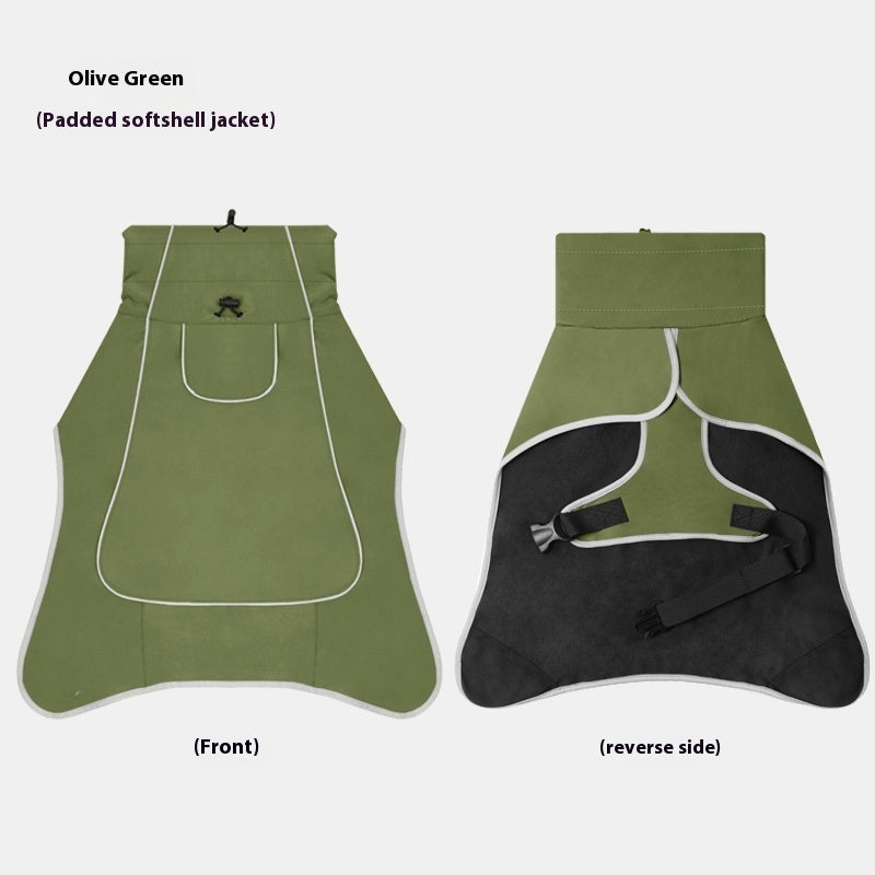 waterproof dog jacket Rainproof Trench coat for large dogs