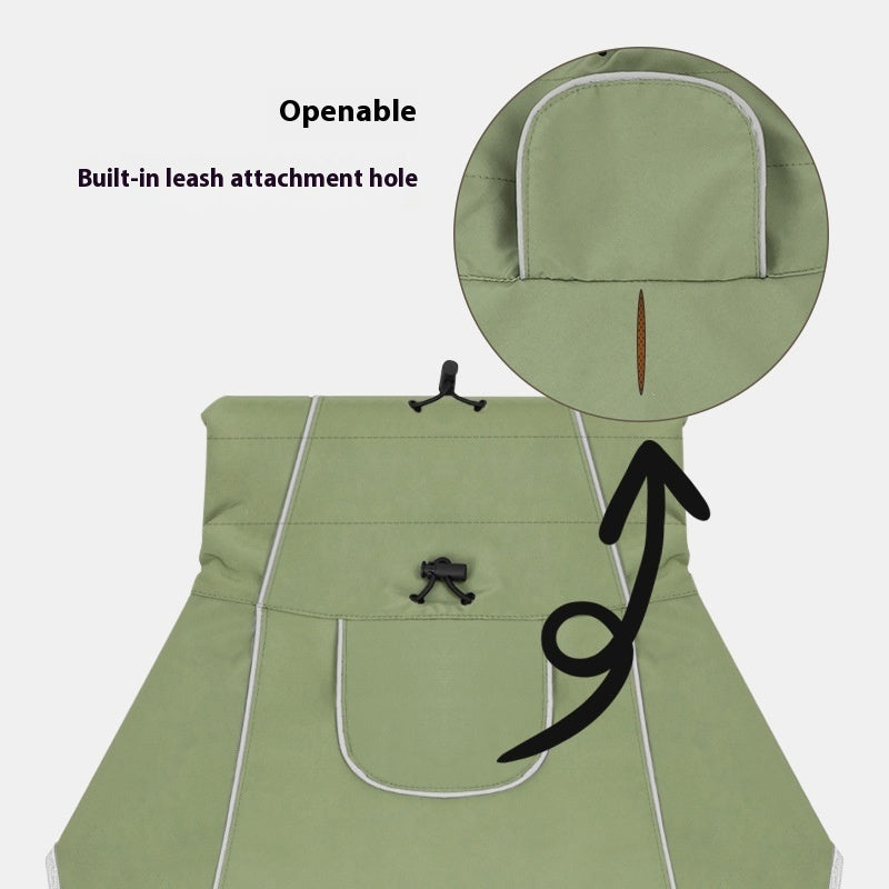 waterproof dog jacket Rainproof Trench coat for large dogs