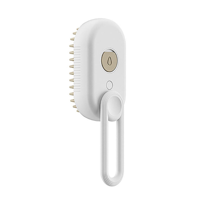 3-in-1 Electric Pet Grooming Brush with Steam Spray for Cats and Dogs - Multi-Function Hair Removal and Massage Tool