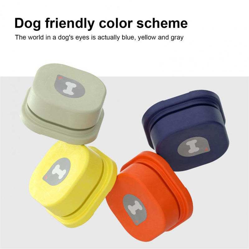 pet talking buttons recordable voice communication toy [4 colors]