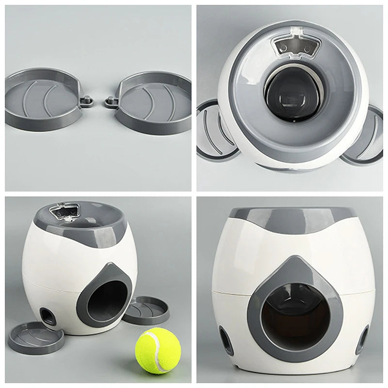 Dog Ball Launcher – Feeder & Throwing Toy 2-in-1