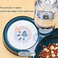 Pet Bowls With Water Feeder, 3 In 1 Ear Design Tilted Cat