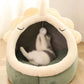 Deep Sleep Cat Bed Cartoon Pet Bed Foldable Removable