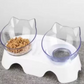 Single Double Cat Bowl Non Slip Bevel Neck Guard