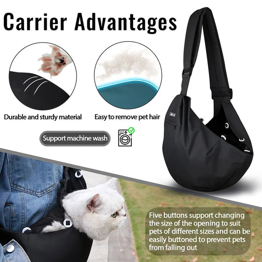 Petskd Pet Dog Sling Carrier Bag Outdoor Portable Shoulder