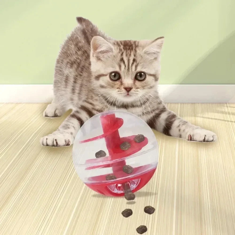 Cat Treat Ball – Adjustable Feeder & Puzzle Toy