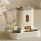 Automatic Feeder Dog Cat Food Bowl With Water Fountain