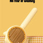 Pet Comb One-Key Hair Removal Cleaning Brush Magic