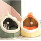Deep Sleep Cat Bed Cartoon Pet Bed Foldable Removable