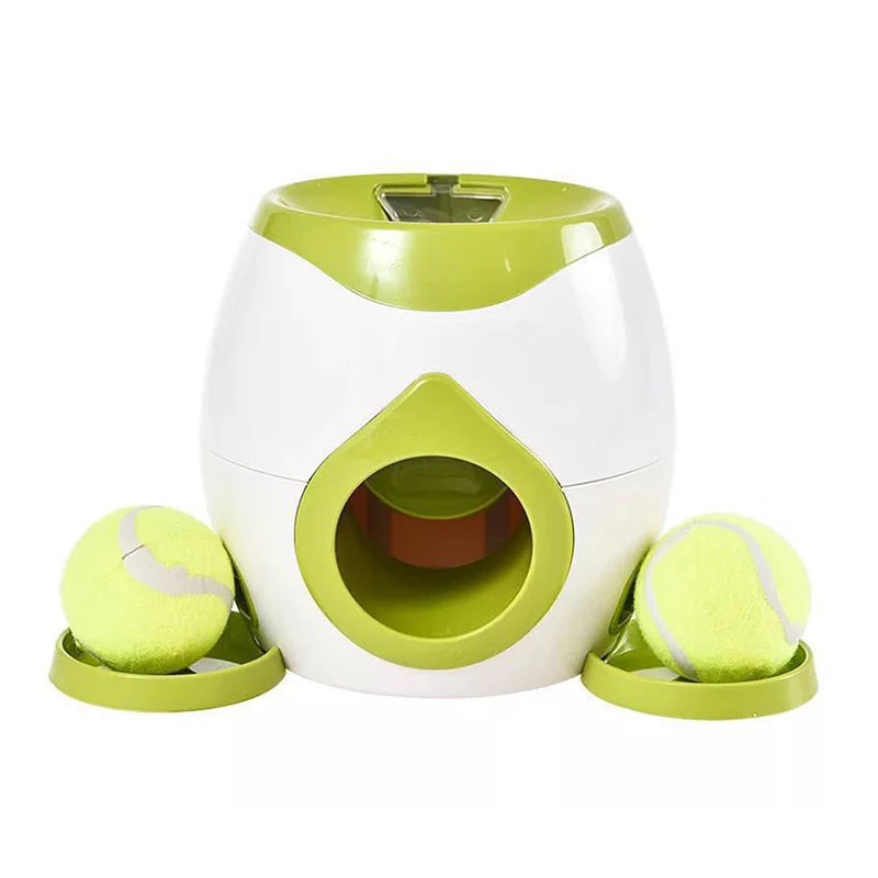 Dog Ball Launcher – Feeder & Throwing Toy 2-in-1